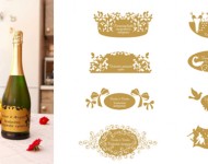 šampano etiketes 190x150 Suvenyrai, dovanos